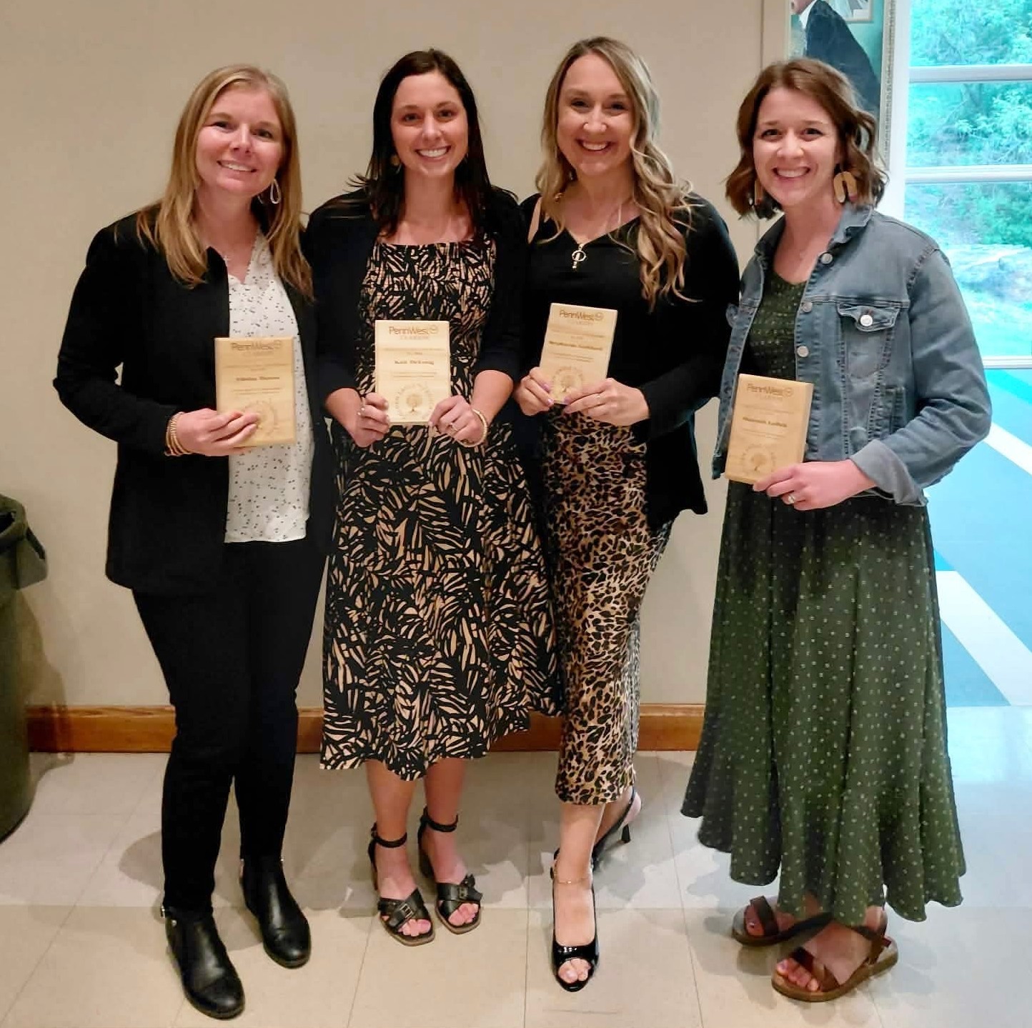 Four teachers recognized as Golden Eagle Educators.